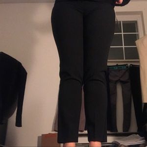 Black ankle dress pants